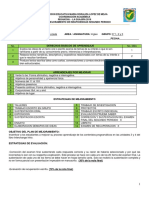 Plan de Mejoramiento 9° segundo periodo 2019.