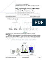 Development of Table Top Ultrasonic Assisted Sinking Micro Electrical Discharge Machining Set Up