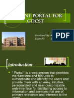 Student Portal For GDCST