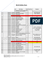 Part List Rock Drill HLX5