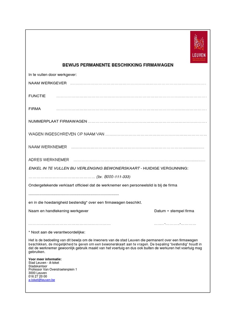 Attest Firma Wagen | PDF