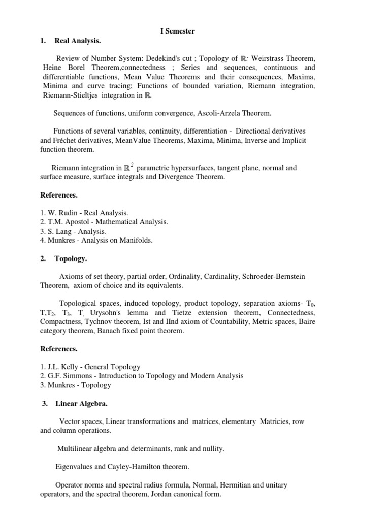 Advanced Mathematics Curriculum Overview | PDF
