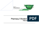 Pharmacy 3 Student Handbook: February 2018 Edition