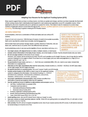 Resume Ats Guide