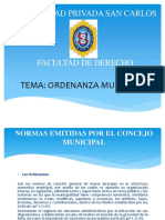 Ordenanza Municipal