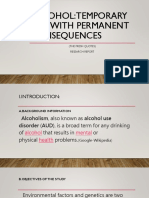 Alcohol:Temporary Fun With Permanent Consequences: (The Fresh Quotes) Research Report