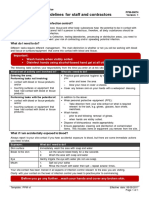 Infection Control Guidelines For Staff and Contractors PPM 08 MAY 17