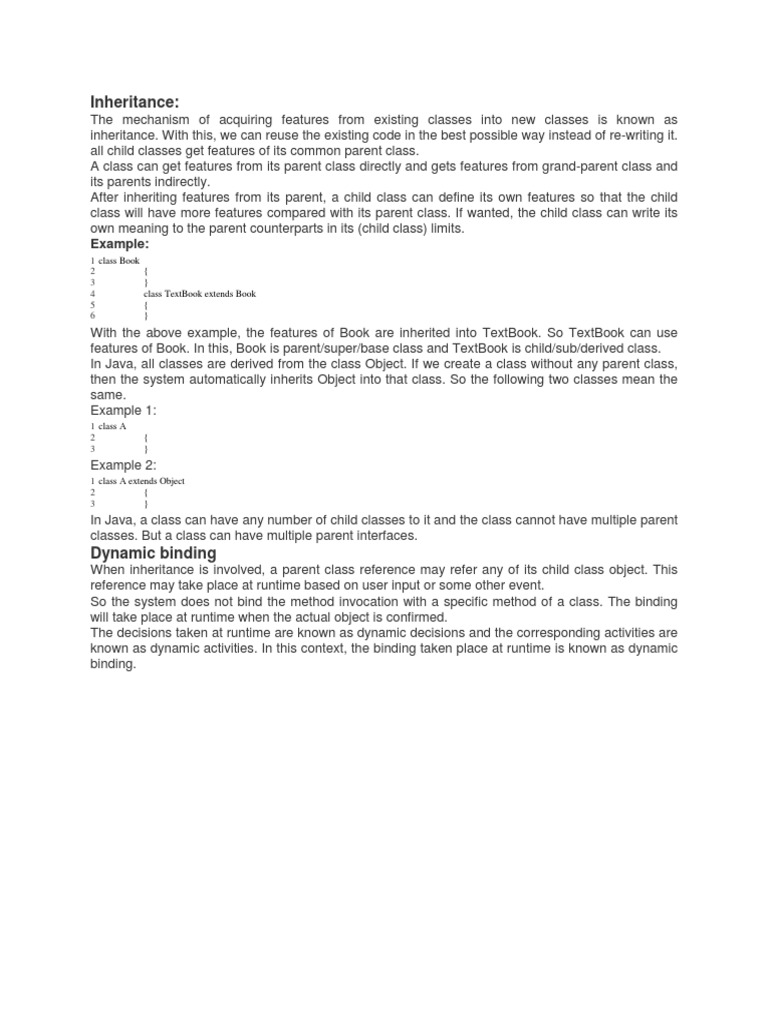 Understanding Inheritance in Java | PDF
