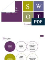 Alpha Kappa Psi - Alpha Zeta Chapter SWOT Analysis: Presented by Angela Liu