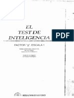 TEST DE INTELIGENCIA Factor G Escala 1 PDF