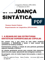 A Mudança Sintática