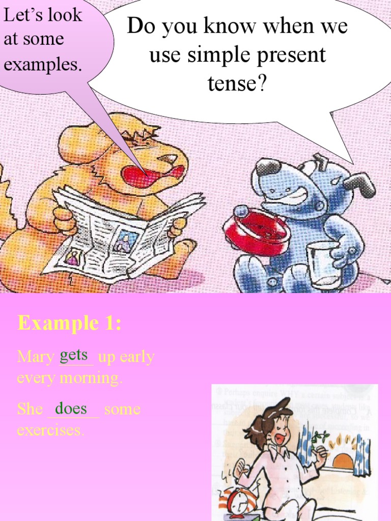 Simple Present Tense Guide | PDF | Grammar | Syntax