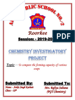 Ip - Project - of - Chemistry Form of Soaps