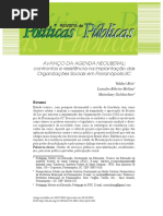 Avanço Da Agenda Neoliberal