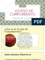 Exp. Proceso de Cumplimiento