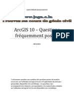 ArcGIS10 Questions Frequemment Posees PDF
