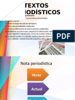 Textos Periodísticos