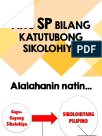 SP Bilang Katutubong Sikolohiya PDF