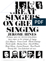 Great Singers On Great Singing - Jerome Hines