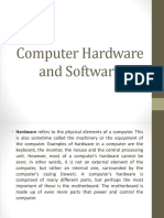 Computer Hardware and Software