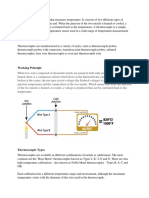 Thermocouple Temperature Sensors Explained