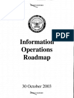 USA DoD_D Rumsfeld_Info Op's Roadmap_78 Pgs_Oct 30,2003