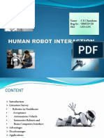 Human Robot Interaction PDF