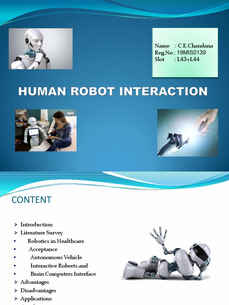 Human-Robot Interaction in Healthcare | PDF | Robot | Robotics