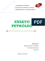 Ensayo Petroleo