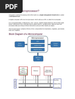 Microprocessor and Interfacing Unit 1