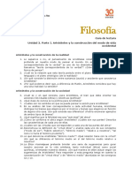 Guía de Lectura - Unidad 2. Parte I. Aristóteles y La Construcción Del Modo de Vida Occidental