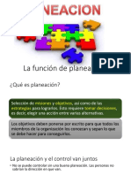 2.1. La Función de Planeación