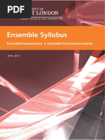 LCM EXAM Ensemble Syllabus