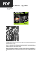 Treino para Pernas Gigantes