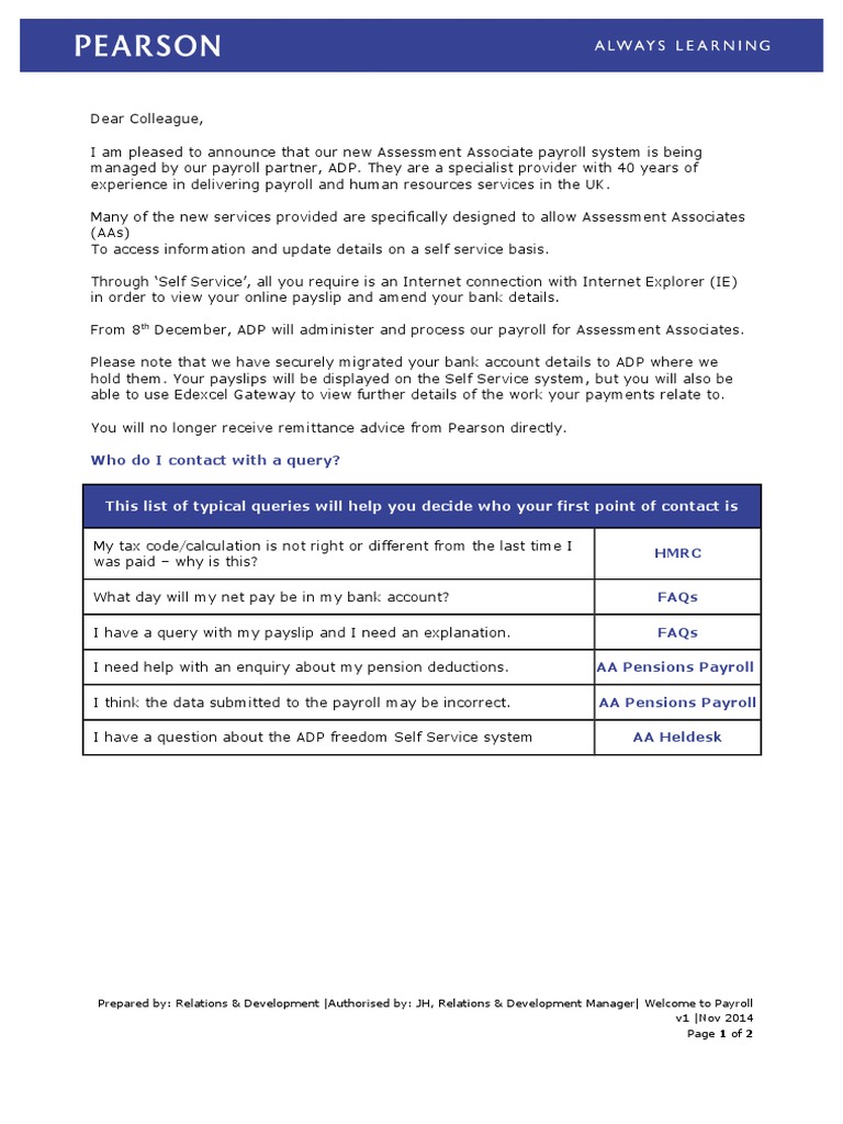 New ADP Payroll System for AAs | PDF | Payroll | Payments