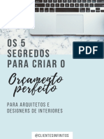 Os 5 segredos para criar orçamentos perfeitos para arquitetos e designers