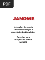 Manual completo janome mc500e