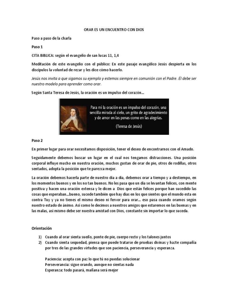 La Oración | PDF | Oración | Dios, image size:768x1024
