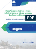 Diez años de medición de pobreza multidimensional en México