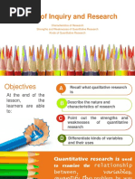 Week 1 Characteristics, Strengths and Weaknesses