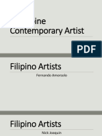 Philippine Contemporary Artist