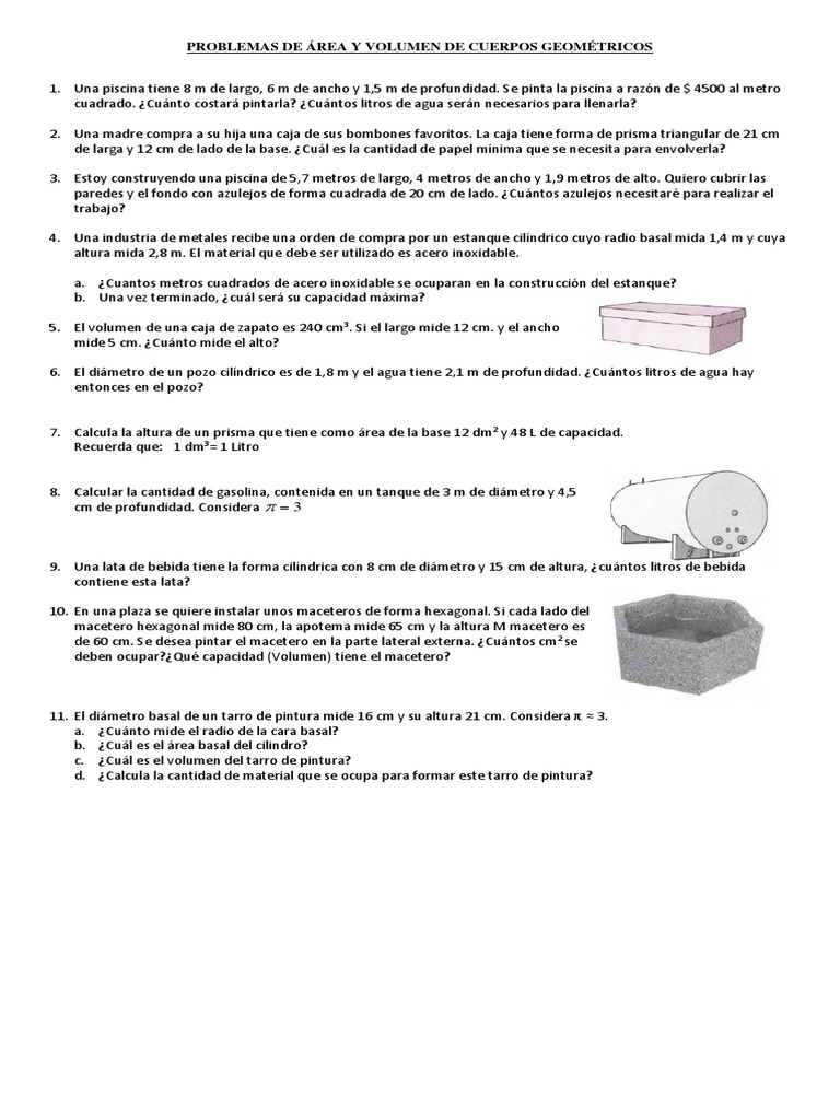 Cuanto Es Una Pinta En Litros Una Piscina Tiene 8m de Largo | PDF