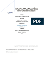 Fundamentos Teóricos de Administración y Producción