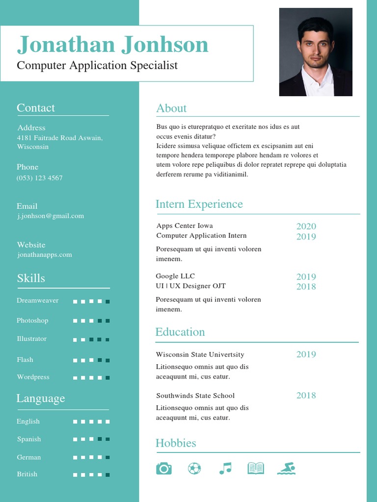 Resume Format For Bca 24+ ATS Resume Examples & Templates For 2024