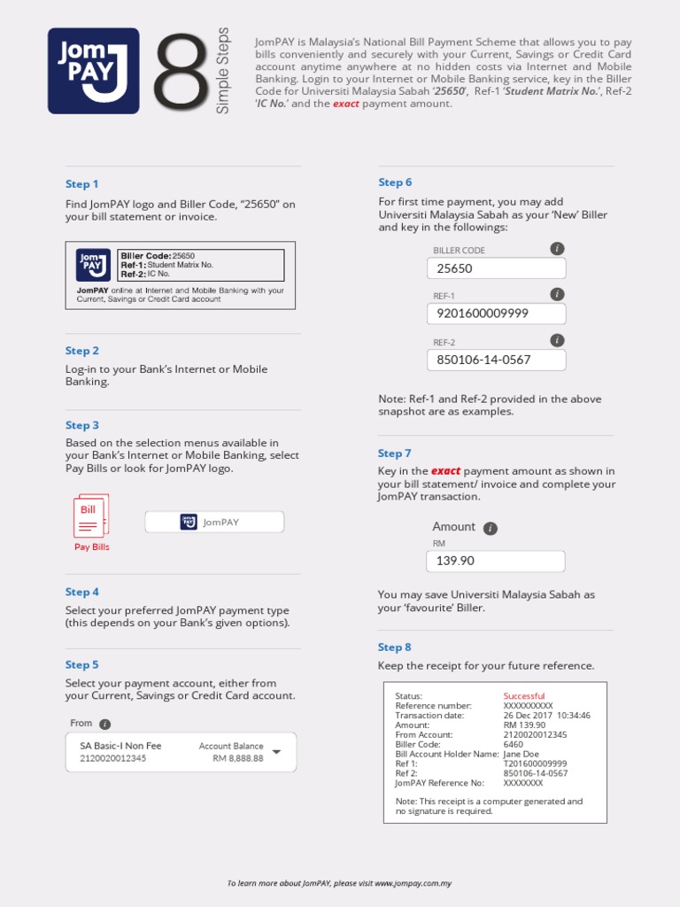 Ums Jompay Account Pdf Invoice Payments
