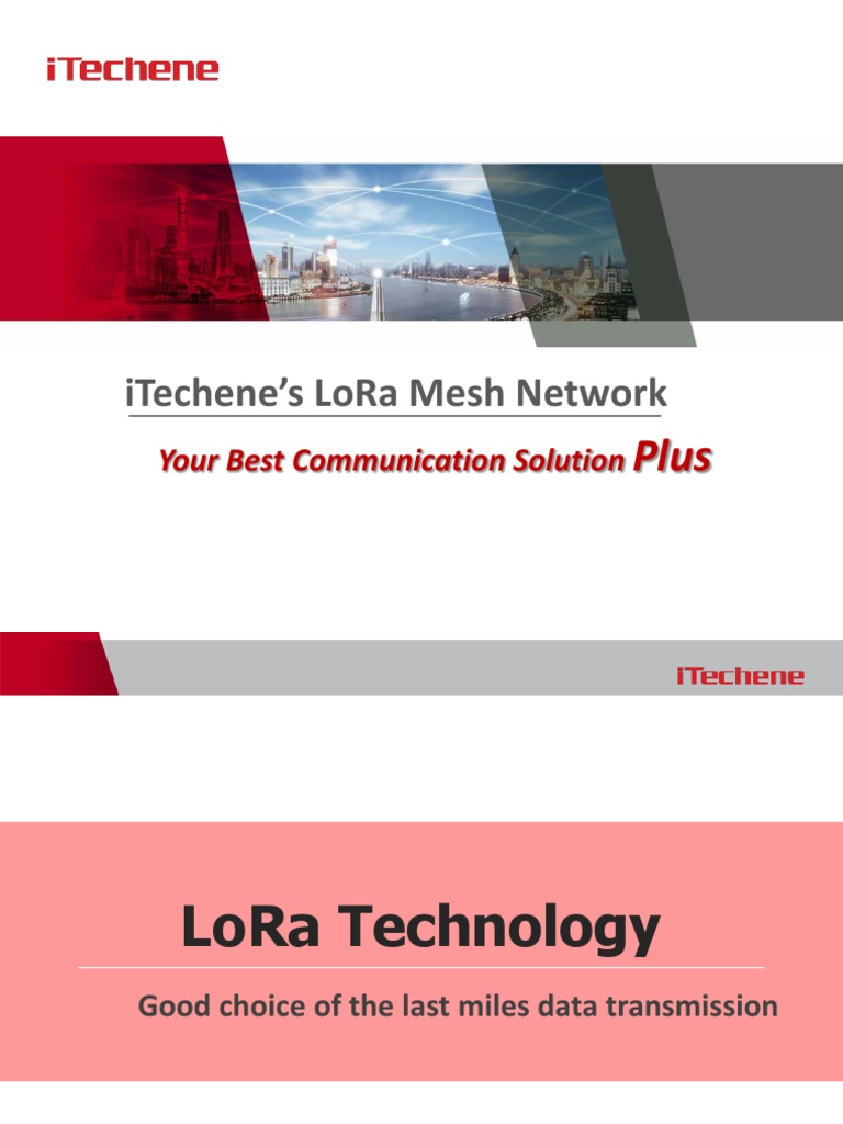 iTechene LoRa Mesh Network Overview | PDF | Computer Network ...