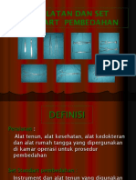 Peralatan Dan Set Standart Pembedahan