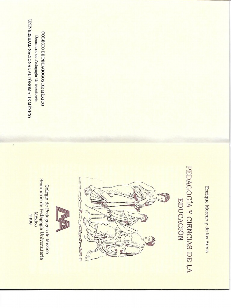 Pedagogía y Ciencias de La Enrique Moreno y de Los Arcos PDF