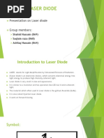 Presentation On Laser Diode Group Members