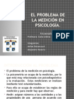 El Problema de La Medición en Psicología